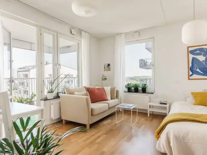 Lägenhet, 1 rum, 23 m²