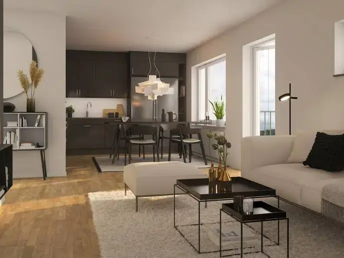 Apartment, 2 rooms, 64 m²