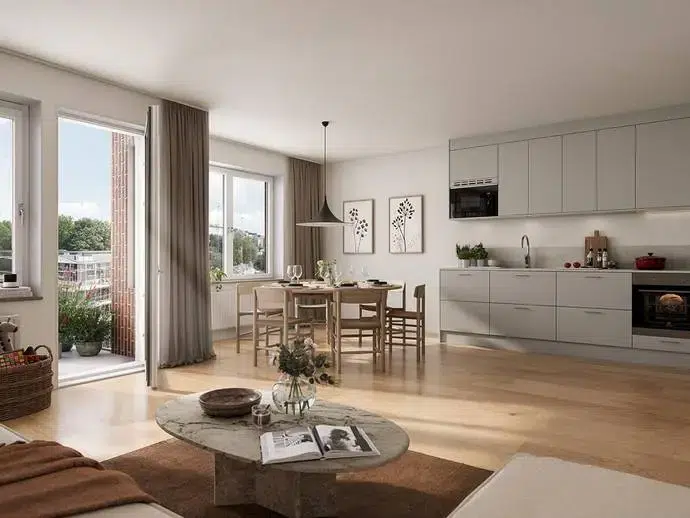 Apartment, 2 rooms, 47 m²