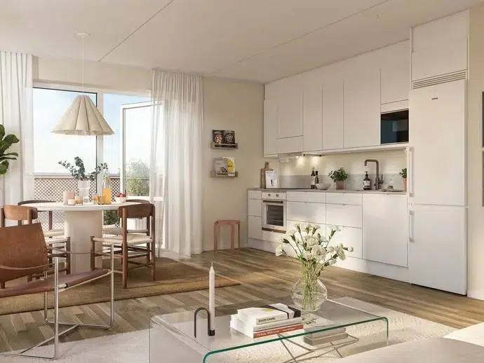 Lägenhet, 1 rum, 32 m²
