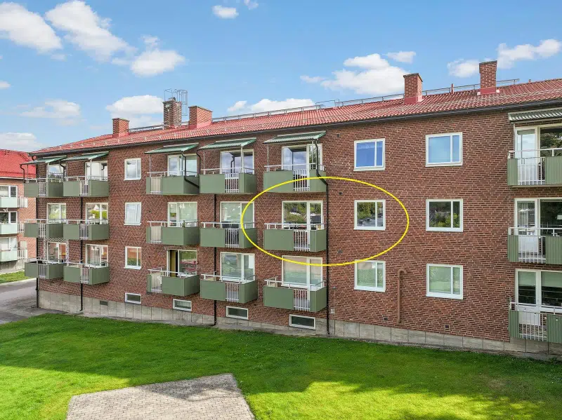 Lägenhet, 2 rum, 56 m² i Åmål