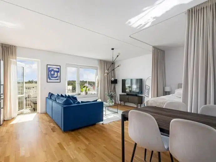 Lägenhet, 1 rum, 38 m²