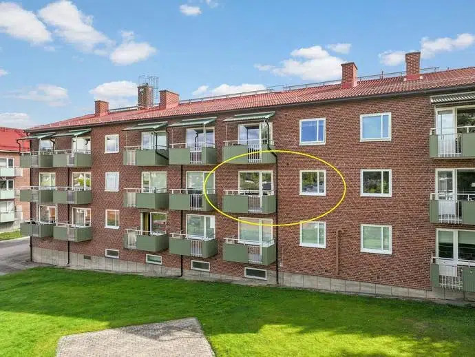 Lägenhet, 2 rum, 59 m²