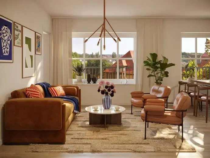 Apartment, 2 rooms, 46 m²