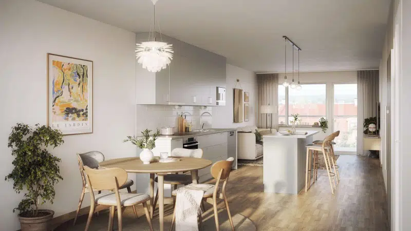 Lägenhet, 4 rum, 102 m² i Umeå