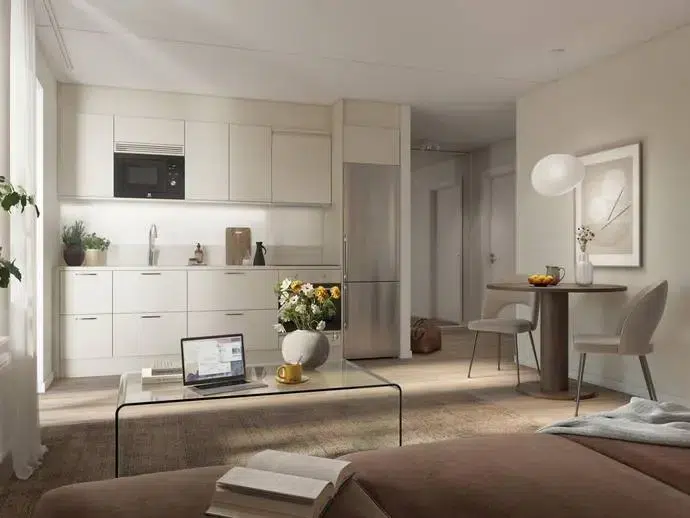 Apartment, 1 room, 27 m²
