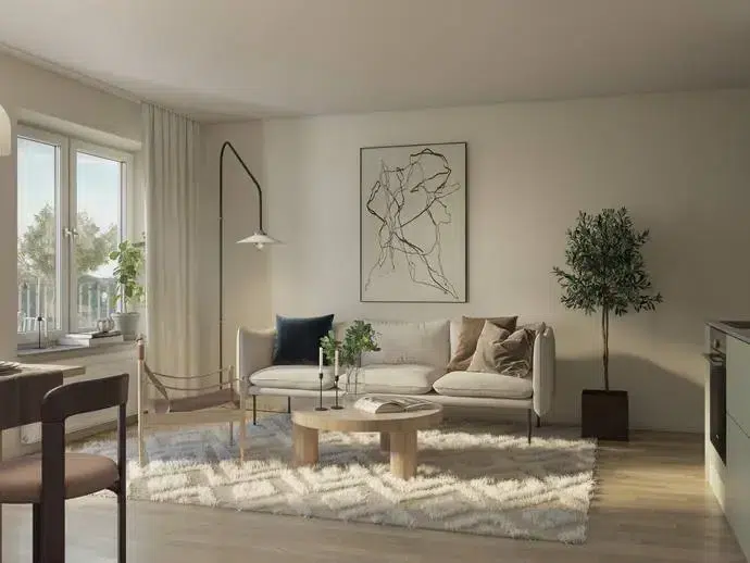 Lägenhet, 2 rum, 43 m²