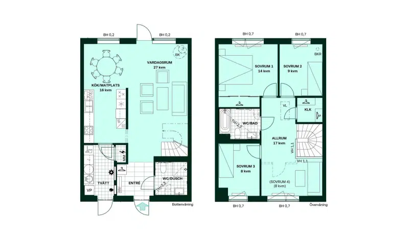 Apartment, 5 rooms, 121 m² in Järfälla
