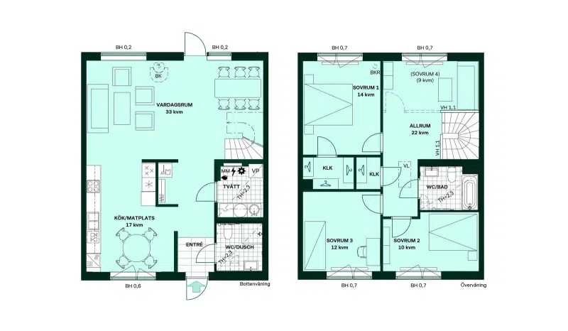 Apartment, 5 rooms, 139 m² in Järfälla