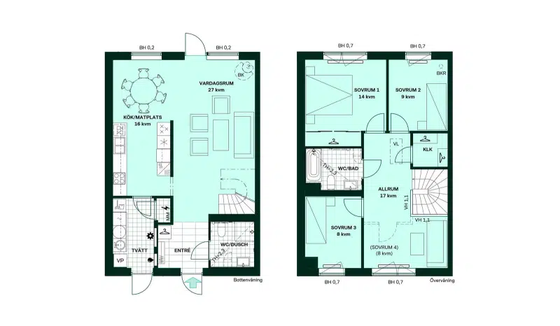 Apartment, 5 rooms, 121 m² in Järfälla