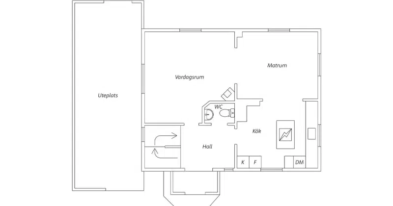 House, 7 rooms, 130 m² in Jönköping
