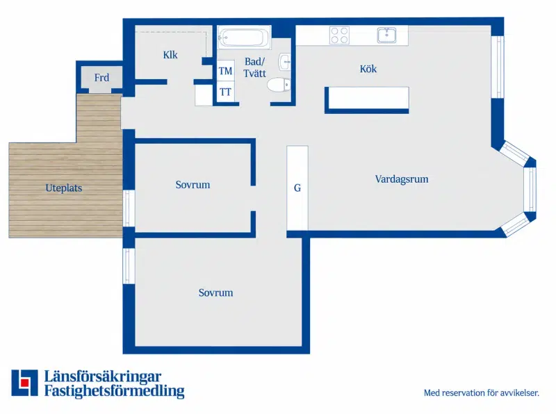 Lägenhet, 3 rum, 82 m² i Gamla Enskede