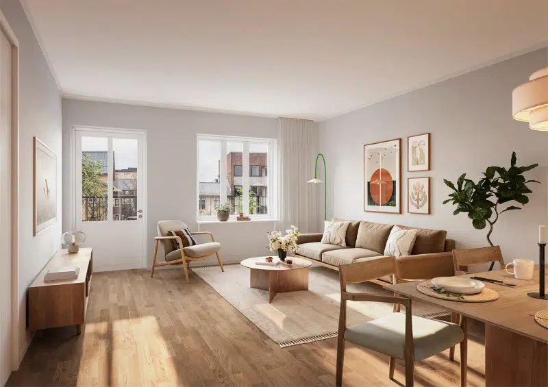 Apartment, 3 rooms, 72 m²