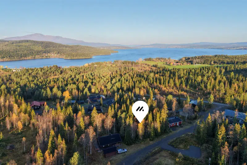 Tomt / mark, 1193 m² i Bratteggens fritidsby