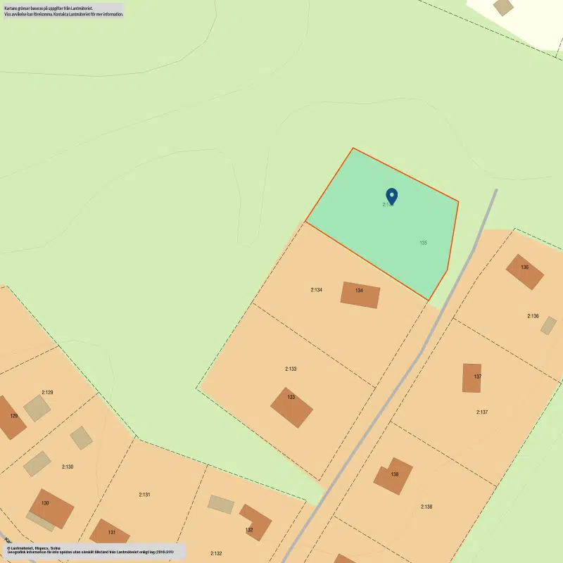 Land / plot, 1421 m² in Motala