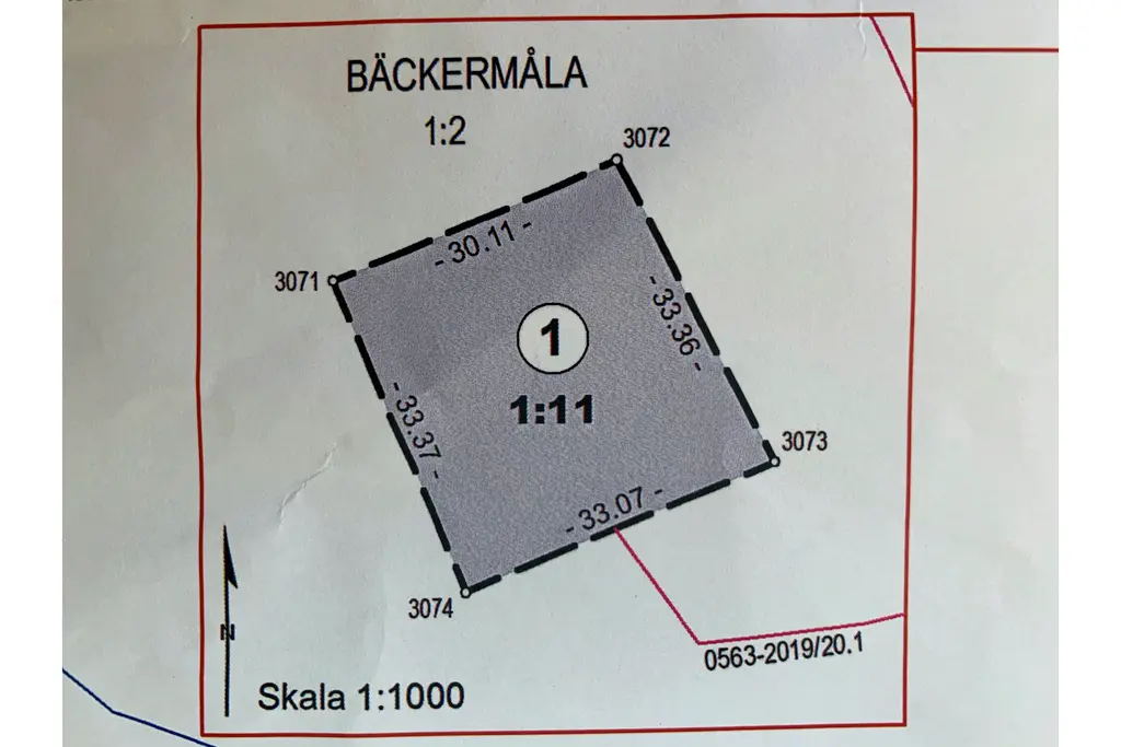 Bild 1 av 1 på Bäckermåla 1:11