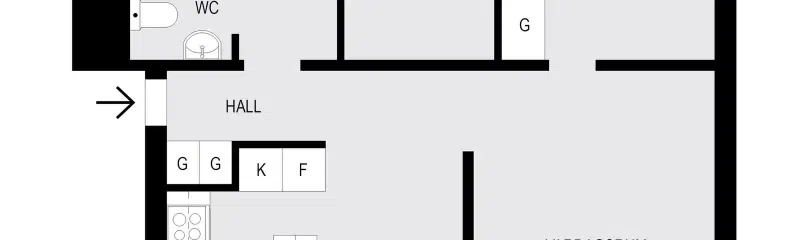 Lägenhet, 4 rum, 87 m² i Hagsätra