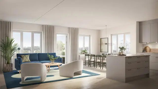 Apartment, 5 rooms, 122 m²