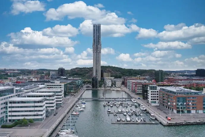 Apartment, Karlatornet (Lodjursstråket 1) vån 18, Göteborg. Photo 1 of 33