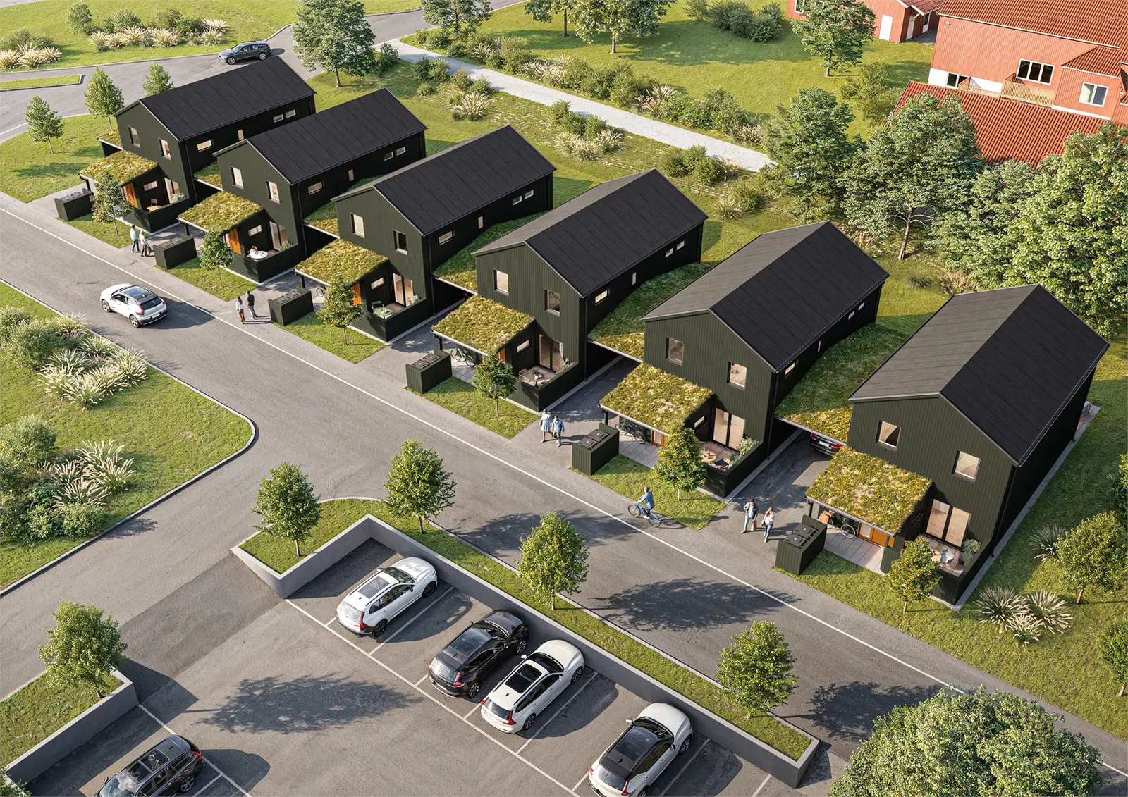 Par-/radhus, Grönstråket i Ubbhult. Bild 1 av 5