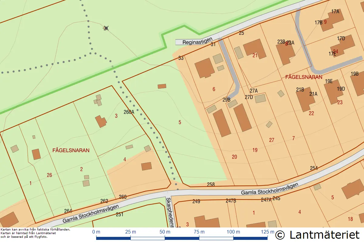 Land / plot, Reginastigen 33, Huddinge. Photo 1 of 3