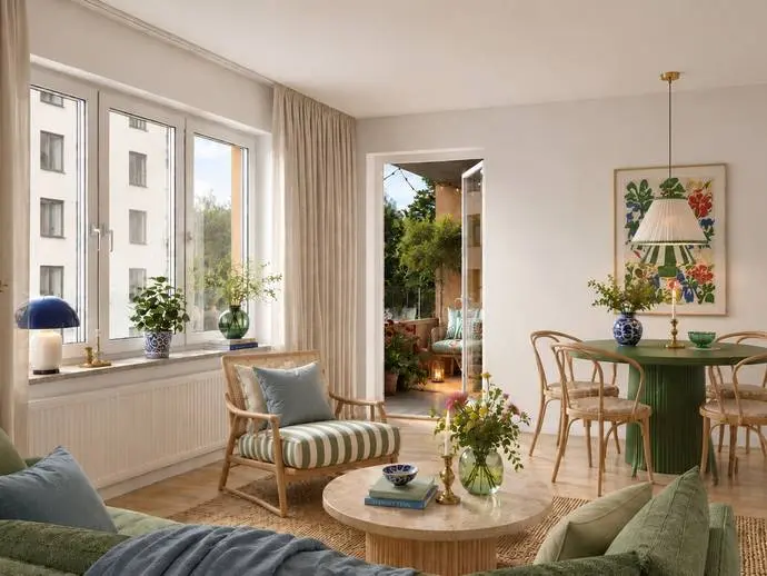 Lägenhet, Tellusgatan 3, Stockholm. Bild 1 av 18