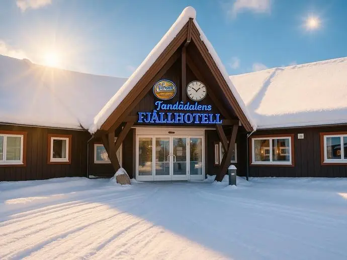 Fritidshus, Brf. Tandådalens Fjällhotell vecka 15, Lgh 236.  SÄLEN. Bild 1 av 20