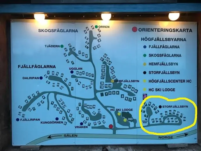 Fritidshus, Storfjällsbyn. V 18, 46. Hus 8H. SÄLEN. Bild 1 av 20