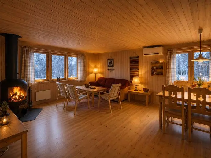 Fritidshus, Brf. Fjällbyn, Torpvägen 8. Vecka 5. Hus 10A.. Bild 1 av 19
