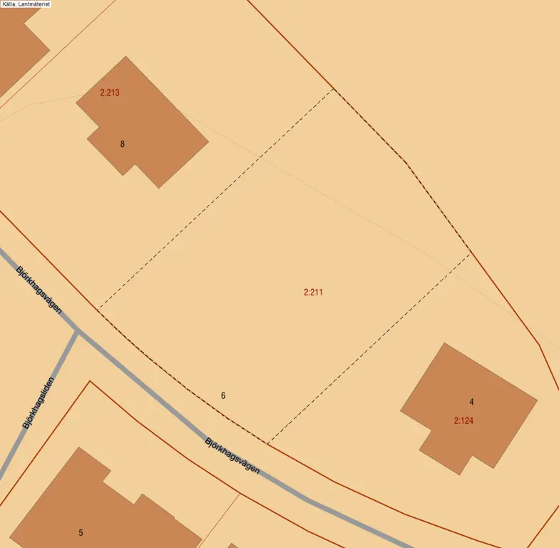 Tomt / mark, Björkhagsvägen 6, Borås. Bild 1 av 2