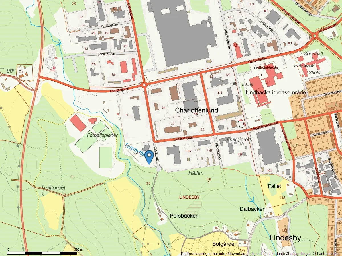 Tomt / mark, Stafettgatan 1, Lindesberg. Bild 1 av 5