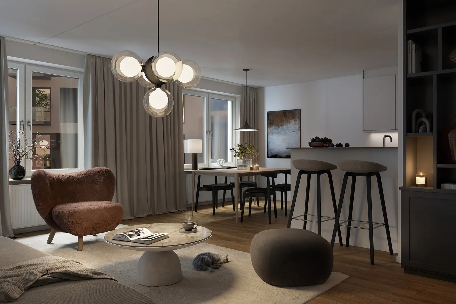 Lägenhet, Pastorsgatan 3 A, Uppsala. Bild 1 av 11