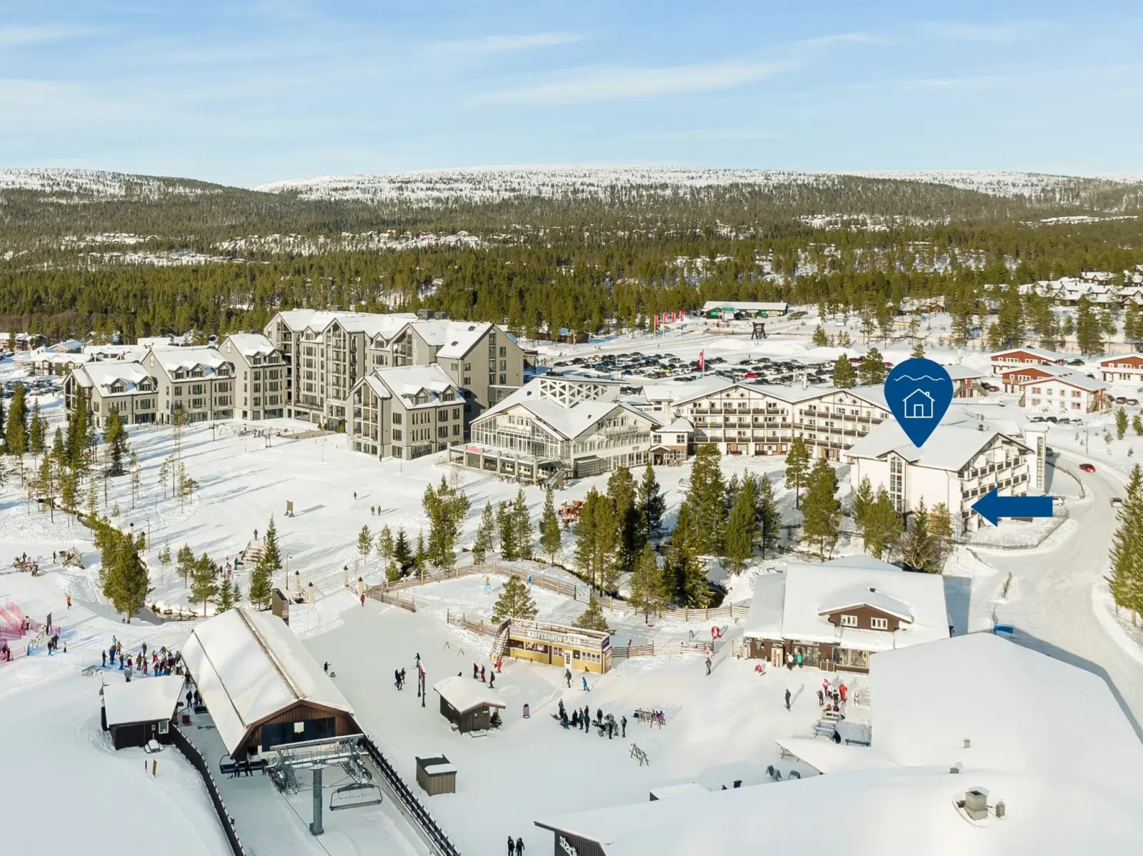 Lägenhet, Hundfjällscenter 232, Malung-Sälen. Bild 1 av 19