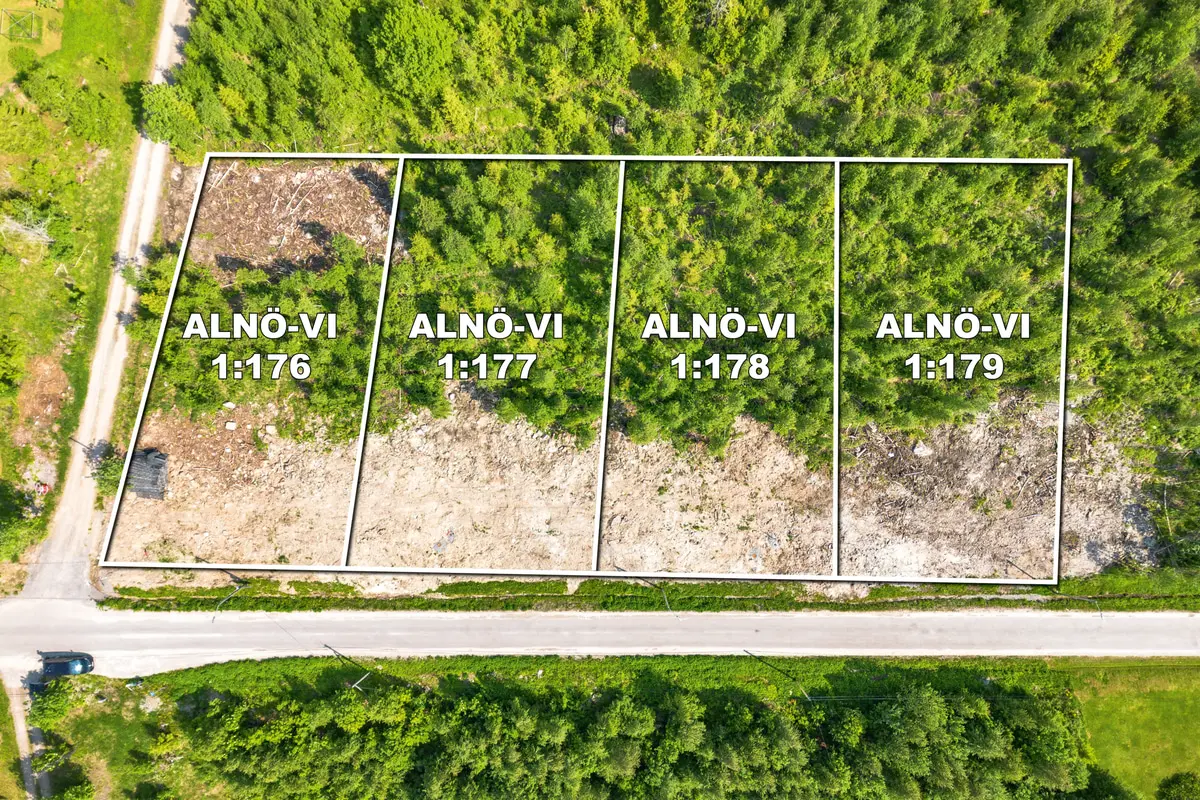 Land / plot, Stillsamt läge i Räbbmoskogen på Alnö, Sundsvall. Photo 1 of 15