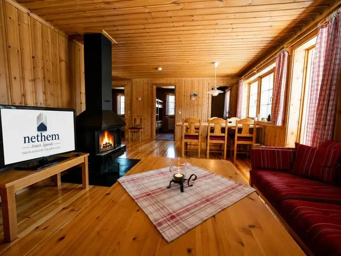 Fritidshus, Brf. Fjällsätern. Vecka 36. Hus 10. Funäsfjällen. Bild 1 av 20