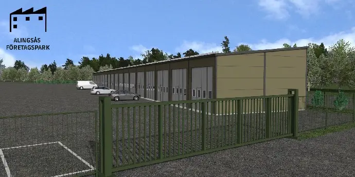 Bild 1 av 4 på Alingsås företagspark