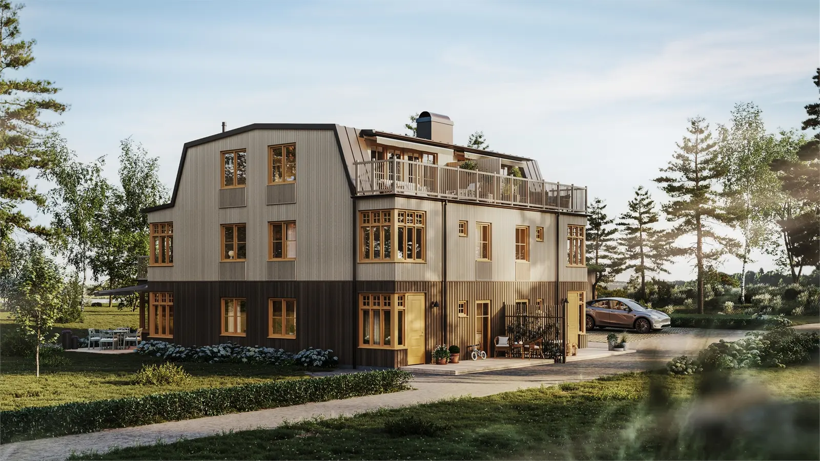 Lägenhet, Hasselvägen 15 & Baggensvägen 27, 28B-C. Bild 1 av 7