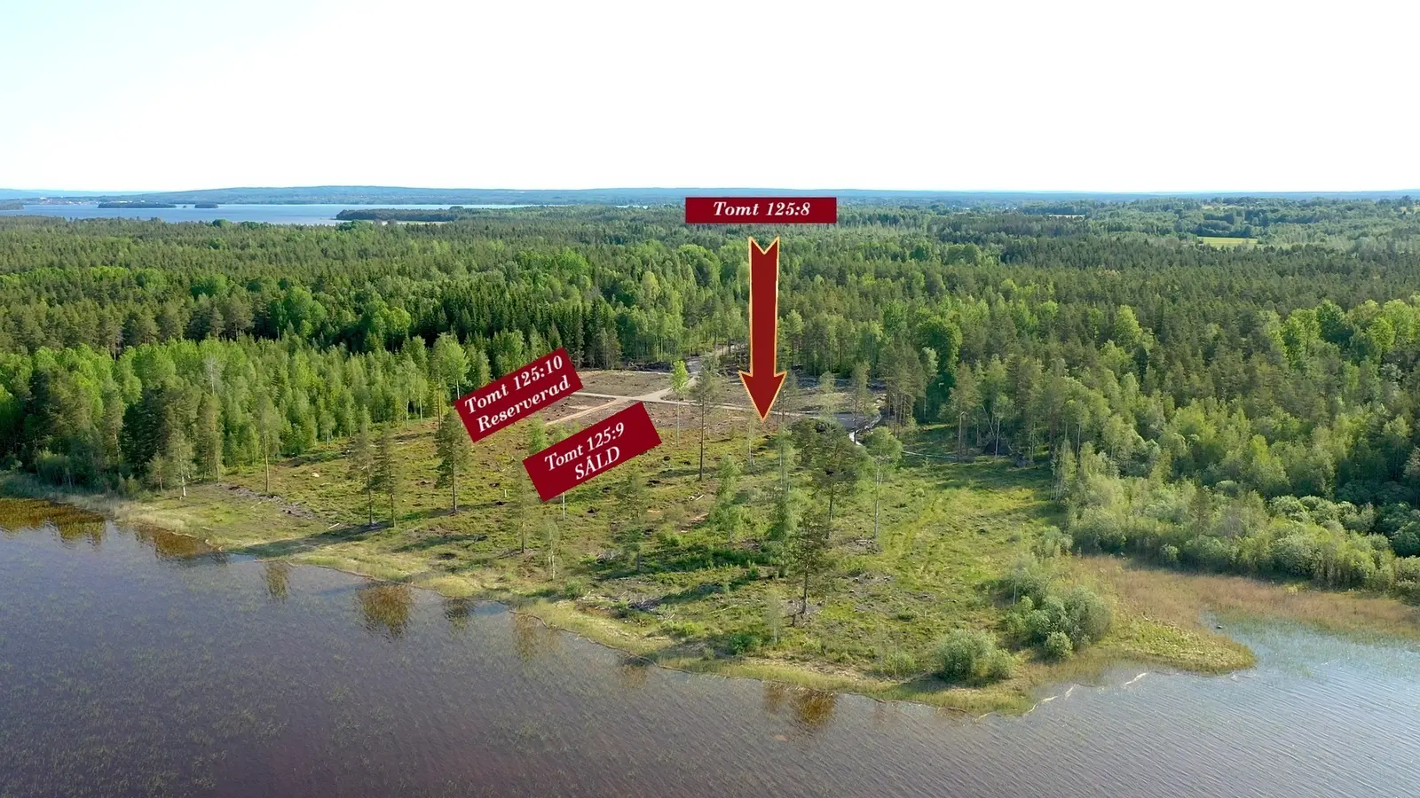 Bild 1 av 3 på Skålviksvägen, Tomt vid Siljan