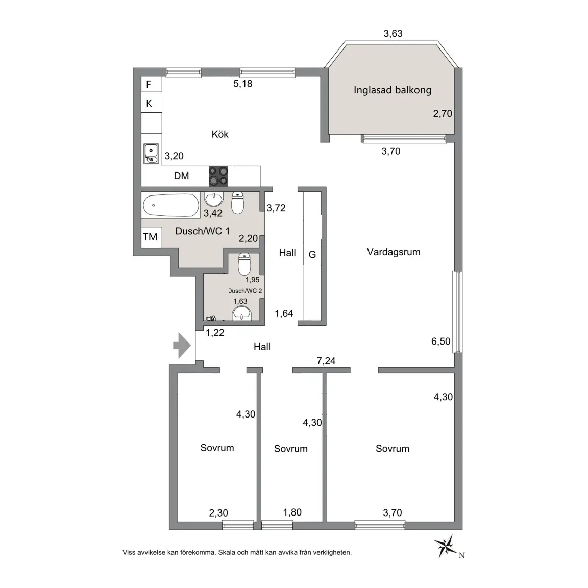 Lägenhet, Myggdalsvägen 98, Tyresö. Bild 1 av 3