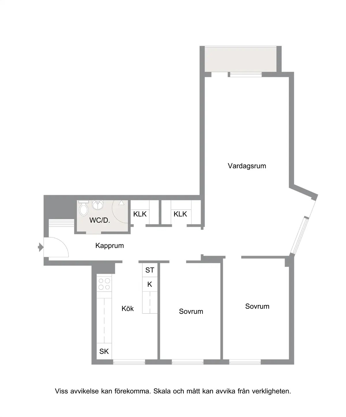 Lägenhet, Berguvsgatan 4B. Bild 1 av 4