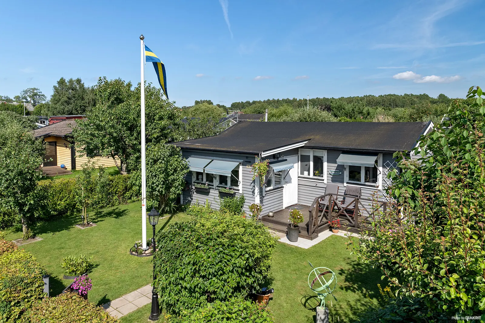 Fritidshus, Solrosgången 91, Lundsbäcks Koloniförening, Helsingborg. Bild 1 av 16