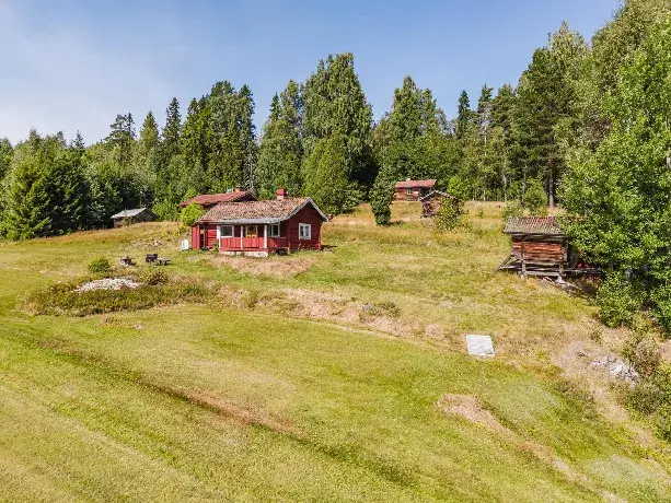 Fritidshus, Flobergets fäbodar, Gagnef. Bild 1 av 35