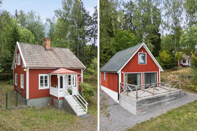 Villa, Kungsljusvägen 14 och Kungsljusvägen 14F, Ekerö. Bild 1 av 40