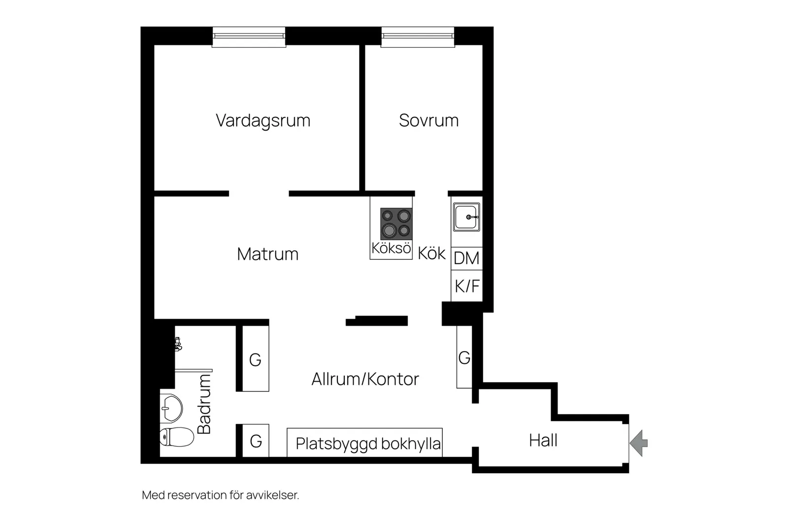 Apartment, Frödingsvägen 6, Stockholm. Photo 1 of 6