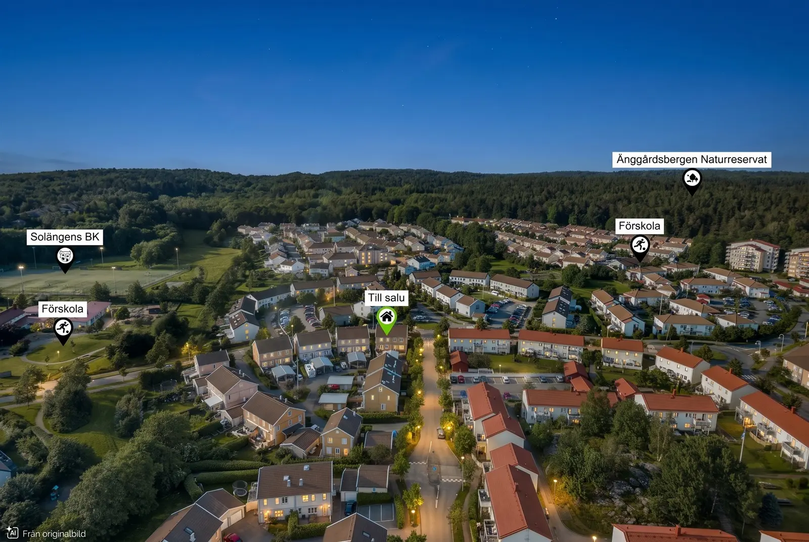 Par-/radhus, Eklanda Bäck 123, Mölndal. Bild 1 av 15