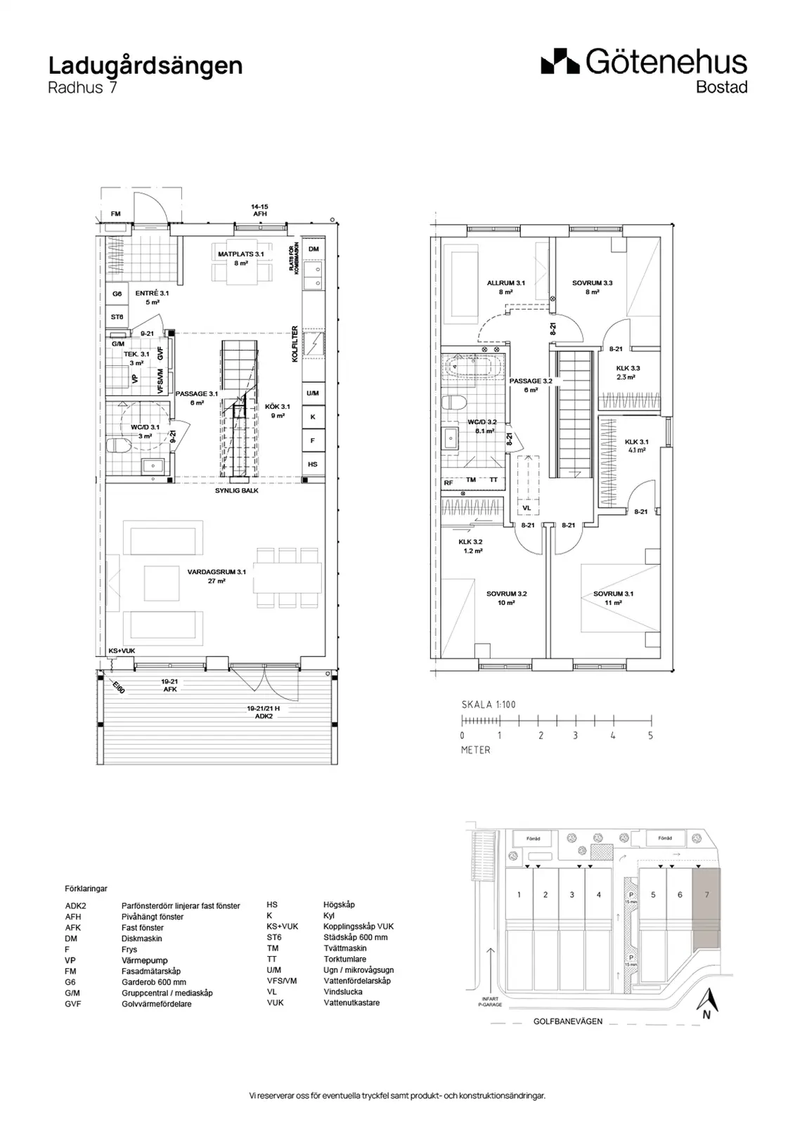 Villa, Golfbanevägen 23-27. Bild 1 av 10